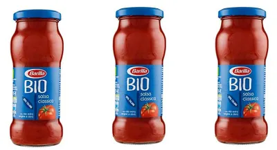 Produktbild von 3x Barilla salsa classica klassische Biosauce mit natives Olivenöl Extra 300g