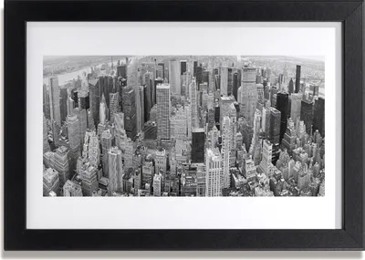 Produktbild von Bild 30x20 MDF-Rahmen Wandkunst Stadthäuser