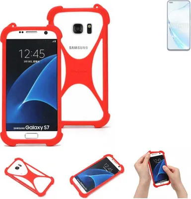 Produktbild von K-S-Trade Handy-Hülle kompatibel mit Wiko Hi Enjoy 60 Pro 5G Schutz-Hülle Bumper Silikon Schutz Hülle Cover Case Silikoncase Silikonbumper TPU