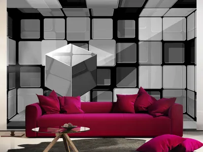 Zdjęcie produktu dla Fototapeta flizelinowa 350x256 cm fototapeta kostka XXL kostka 3D f-A-0236-a-d