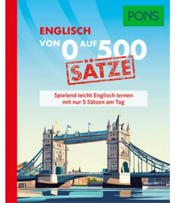 Immagine prodotto di PONS Von 0 auf 500 Sätze Englisch