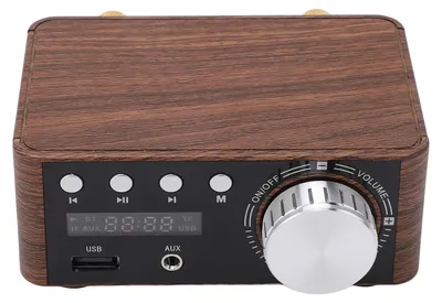 Zdjęcie produktu dla Cyfrowy wzmacniacz audio, niewielki odtwarzacz kart pamięci, wzmacniacz stereo hi-fi, USB, Bluetooth 5.0, 50 W x 2