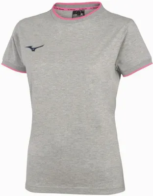 Produktbild von MIZUNO Mizuno T-Shirt/Heather Grey/PinkFuo/XXL