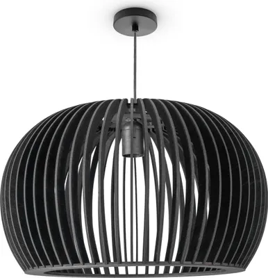 Produktbild von Pendellampe Holz Pendelleuchte Boho Style Wohnzimmer Esstischlampe Vintage E27
