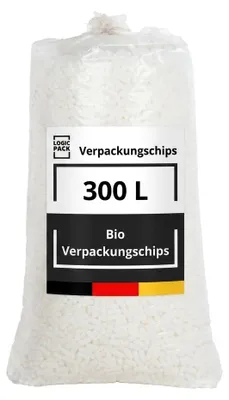 Produktbild von Verpackungschips 300l - leichte Polsterchips und 100% biologisch abbaubar