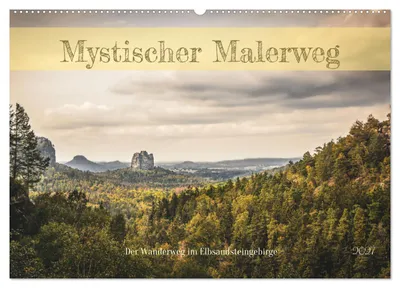 Produktbild von Mystischer Malerweg (Wandkalender 2027 DIN A2 quer), CALVENDO Monatskalender