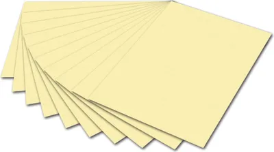 Produktbild von Folia 6711E Tonpapier - 50 x 70 cm, strohgelb