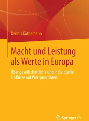 Produktbild von Macht und Leistung als Werte in Europa