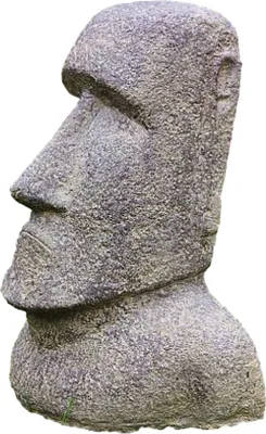 Immagine prodotto di Bellissima isola pasquale in pietra fusa, perfetta per il giardino, il patio o il giardino anteriore, resistente al gelo, alle intemperie e nuova 40 cm H, APL-Moai-040af