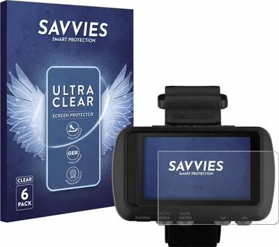 Produktbild von 6x Für Garmin Foretrex 601 Schutzfolie Savvies Displayschutz Display Schutz Folie Klar Transparent