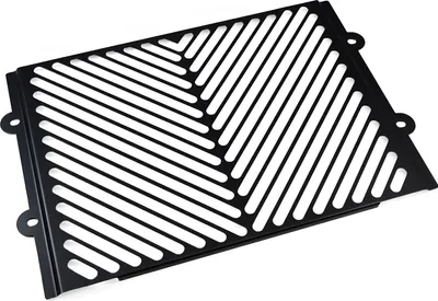 Produktbild von ZIEGER Kühlerabdeckung ohne Seitenabdeckung kompatibel mit Yamaha FZS 1000 Fazer Clean schwarz