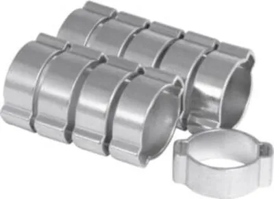 Immagine prodotto di RIEGLER Fascetta stringitubo a 2 orecchie in acciaio zincato 11-13 mm Larghezza nastro 6,5 mm 10 pezzi