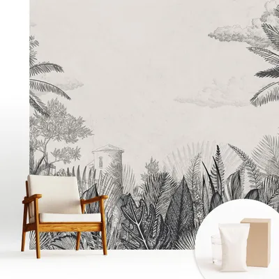 Zdjęcie produktu dla Fototapeta samoprzylepna – 250 x 250 cm – tapeta – tapeta ścienna – obrazy ścienne – folia samoprzylepna – folia dekoracyjna – tapeta foliowa – ściana – dekoracja – salon – tropikalny krajobraz