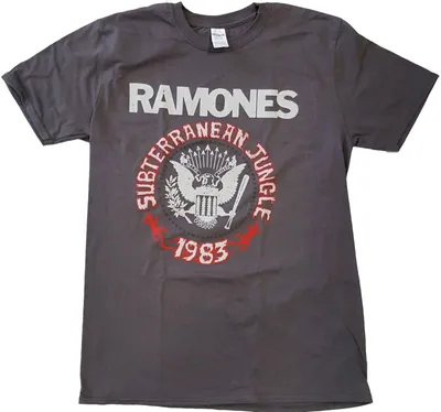 Produktbild von Ramones - "Subterranean Jungle" T-Shirt für Herren/Damen Uni RO2299 (S) (Anthrazit)