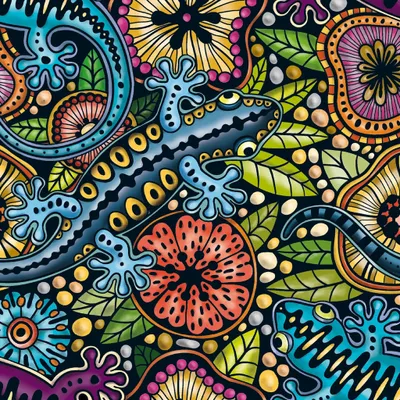 Produktbild von CURIOSI Quadratisches Puzzle Q Colour Mix: Salamander 72 Punkte