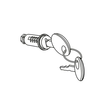 Immagine prodotto di Kit serratura per bauletto moto SHAD SH48/59