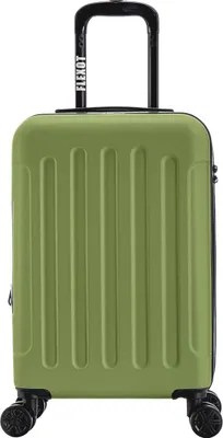 Produktbild von Flexot® Trolley - Handgepäck Koffer M Olivgrün – Aluminium-Teleskopstange, ABS-Hartschale, erweiterbar 20%, Größe M, 360° Rollen – Koffer, Rollkoffer, Bordcase, Suitcase, Luggage