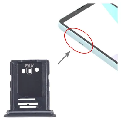 Immagine prodotto di Per Sony Xperia 10 VI SIM + Micro SD Card Holder Card Tray Spare Part Nero