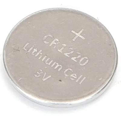 Produktbild von CR1220 3 V Knopfzelle im 5er-Pack, ideal für Uhren, Taschenrechner und kleine el