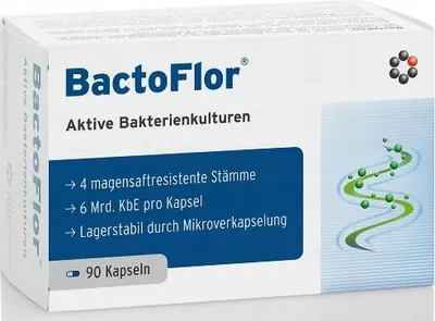 Produktbild von BACTOFLOR Intercell PROBIOTIKUM PRÄBIOTIKUM 90 KAPSELN
