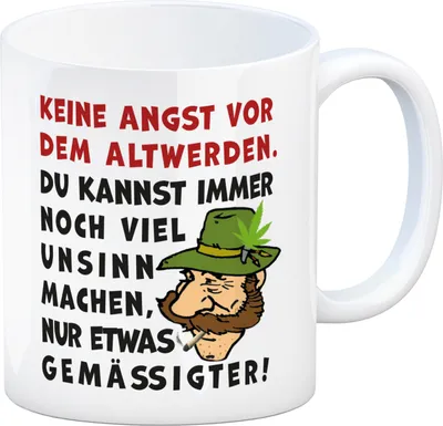 Produktbild von Keine Angst vor dem Altwerden Kaffeebecher