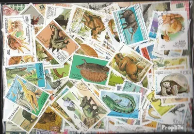 Produktbild von Briefmarken Motive 500 verschiedene Prähistorische Tiere Marken