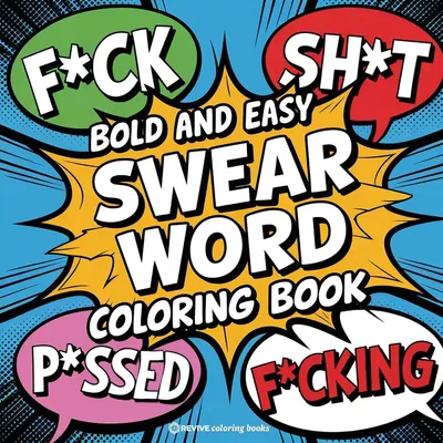 Produktbild von Bold and Easy Swear Word Coloring Book for Adults and Teens