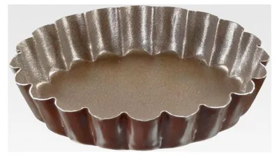 Produktbild von Schachtel mit 6 geriffelten Tartelettes, antihaftbeschichtet