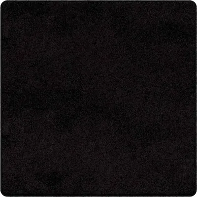Image de vidaXL Tapis noir 100 x 100 cm 100% polypropylène Tuft
