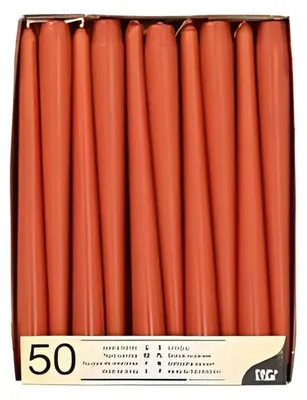 Produktbild von Rustfarbige Kerzenständer Set von 50