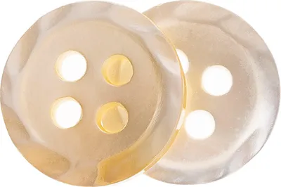 Zdjęcie produktu dla Guzik - zestaw 6 szt. - średnica 10 mm - perłowy
