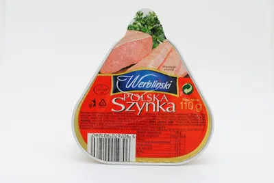 Zdjęcie produktu dla Kons. Szynka Polska Trójkąt 110G Werblinski