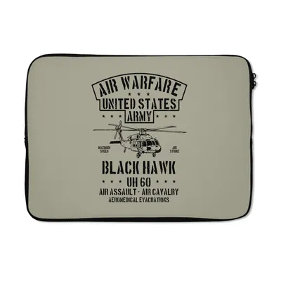 Produktbild von MuchoWow® Laptop Hülle 14 ZollMancave - Hubschrauber - Amerika - Vintage Laptoptasche - Laptoptasche - Stoßsicher - Schutzhaube
