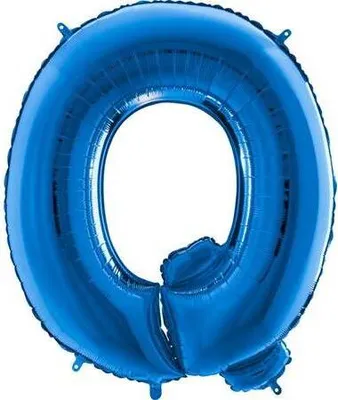 Obrázek produktu pro Nafukovací balónek písmeno Q modré 102 cm