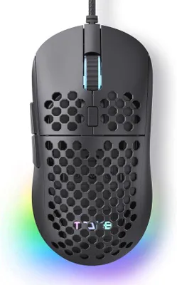 Obrázek produktu pro Herní myš s rozlišením 12800 DPI a RGB podsvícením – ergonomická, programovatelná myš pro PC a Mac