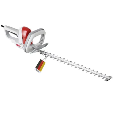 A white background with a hedge trimmer.