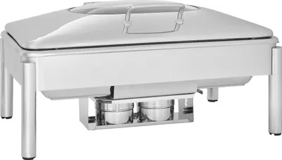 Produktbild von TECHNICA Chafing dish aus Edelstahl 9L– Warmhaltebehälter Robust und pflegeleicht für buffet – Professioneller Speisenwärmer GN 1/1 Mit Deckel – Wärmebehälter Rechaud für Catering – 59x41x31 cm