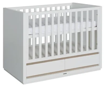 Produktbild von Kidsmill Accent Babybett Weiß 60 x 120 cm