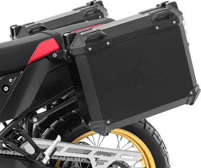 Produktbild von Motorrad Alukoffer / Seitenkoffer 25 Liter # XW25 schwarz links