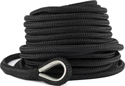 Image de Hollex 20 mètres de ligne d'ancrage lestée en plomb noir Ø10mm
