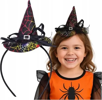 Zdjęcie produktu dla Opaska z motywami czarownicy Halloween