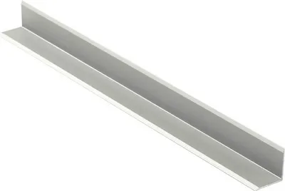 Produktbild von Aluminium L-Profil silber matt 2600 x 12 x 12 mm