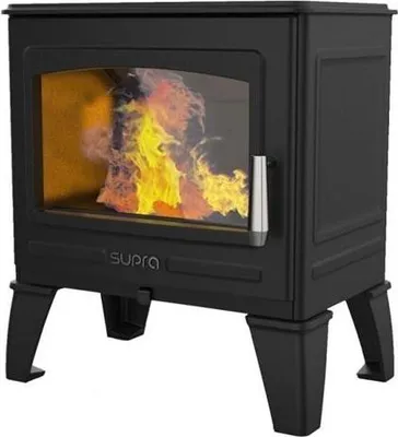 Image de Poêle à bois 8.7kw noir - Supra - FR9016210B -