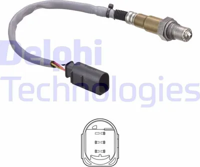 Produktbild von Delphi Lambdasonde Regelsonde Es21133-12B1