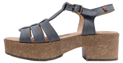 Produktbild von El Naturalista Sandalen mit Absatz Damen N5890 PLEASANT VAQUERO /ARBEQUINA Farbe Blau