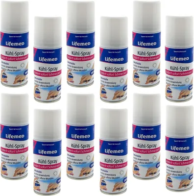 Produktbild von Kältespray 12 x 100ml – Schnelle Schmerzlinderung für Sport & Alltag, Farblos