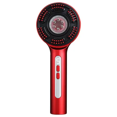 Produktbild von 3-in-1 Haar- und Kopfhautmassagekamm, wiederaufladbar, kabellos & tragbar, sanfte Knet- und Streichmassage für Kopfhautpflege