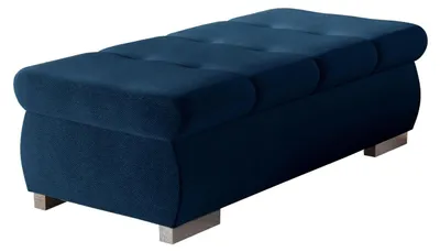 Produktbild von MIRJAN24 Polsterhocker Orkan Groß, Moderne Sitzhocker vom Hersteller, Holzkonstruktion, 120x60x39 cm (Farbe: Kronos 09)