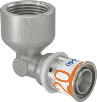 Produktbild von UPONOR S-Press PLUS Winkelmuffe, 20-Rp3/4"FT, 1 Stk.