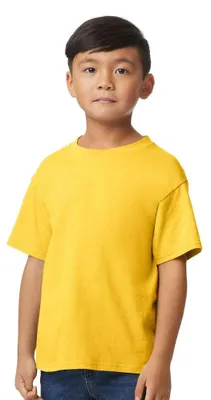 Image de Gildan - T-shirt doux au toucher pour enfants LT514 (L) (marguerites)